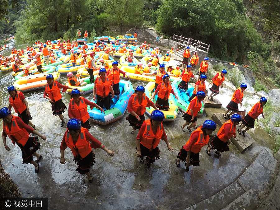 Square dancing on the water