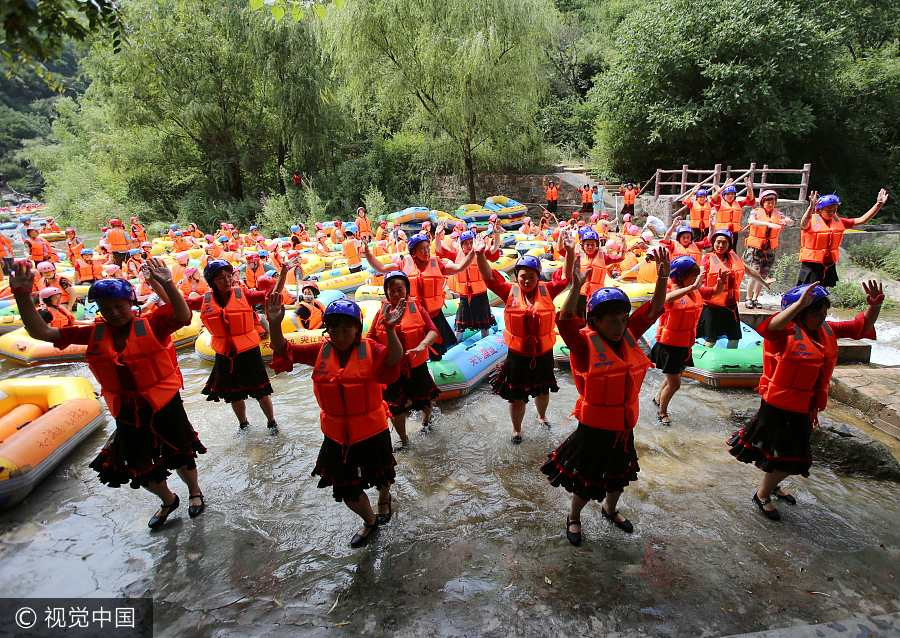 Square dancing on the water