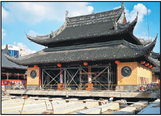 Jade Buddha Temple's Grand Hall to be moved
