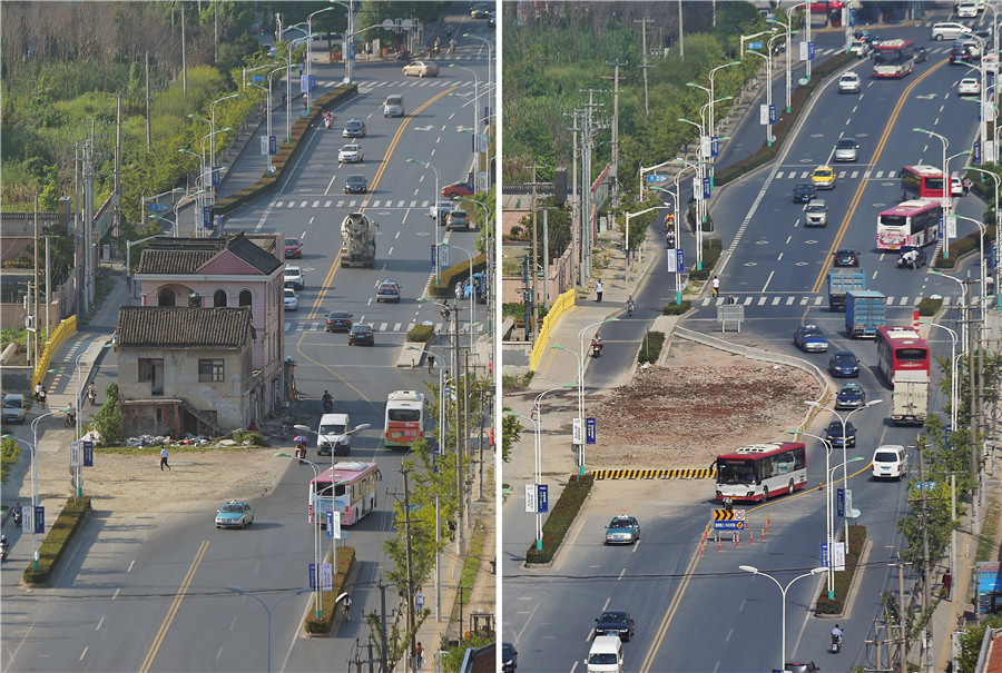 Shanghai house in road torn down after 14-year battle