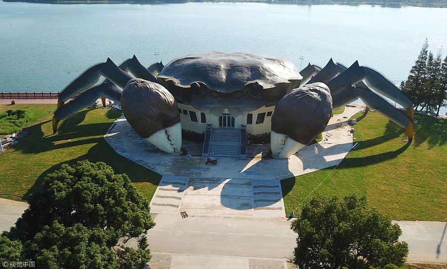 'Giant hairy crab' built in East China