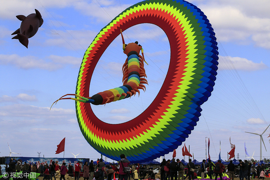 Cities hold up kite festivals