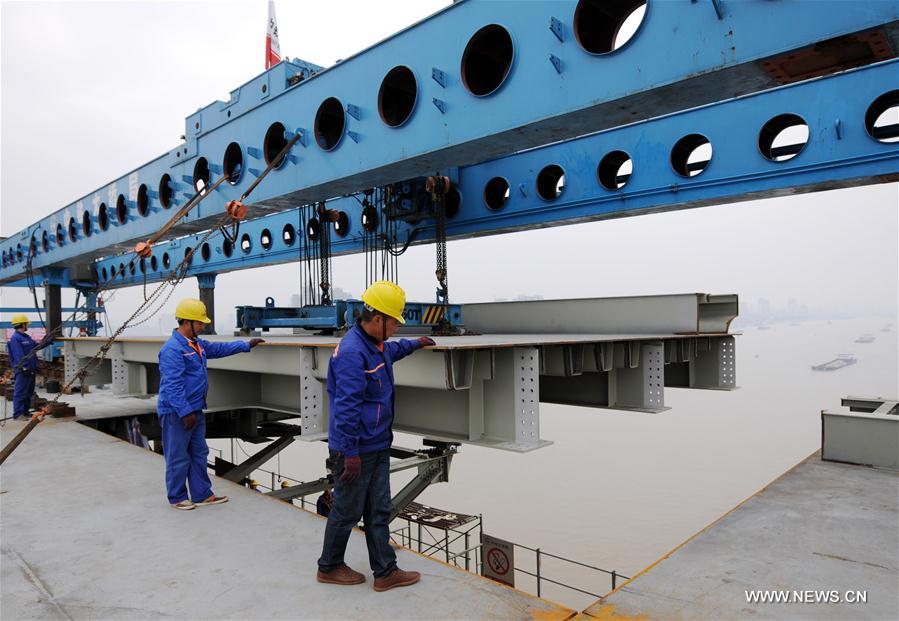Reinforcement project of Jiujiang Yangtze River Bridge completed