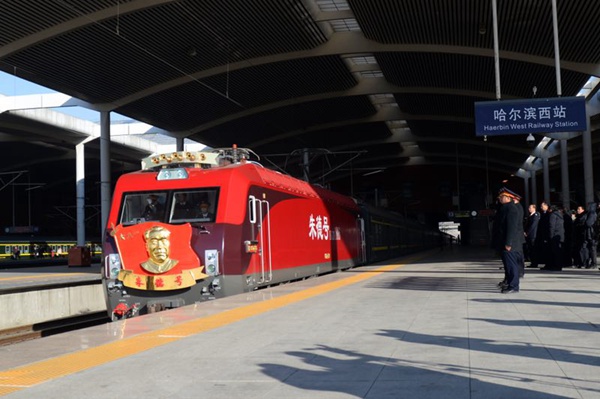 Veteran freight locomotive now leads passenger trains