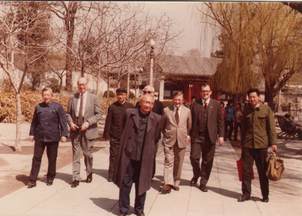 Jiang Muyue with China Daily staff
