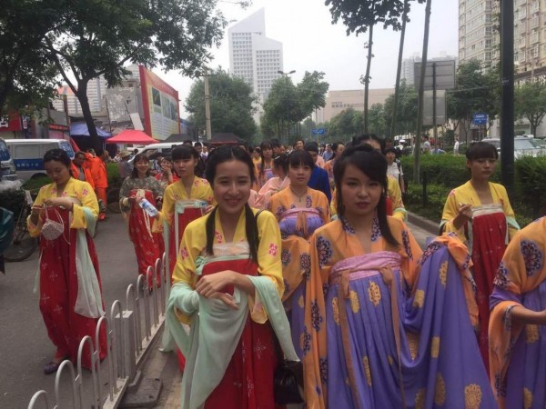 Défilé de tenues hanfu à Xi'an