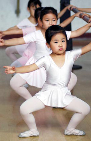 Chinese Young Ballet Learners 
