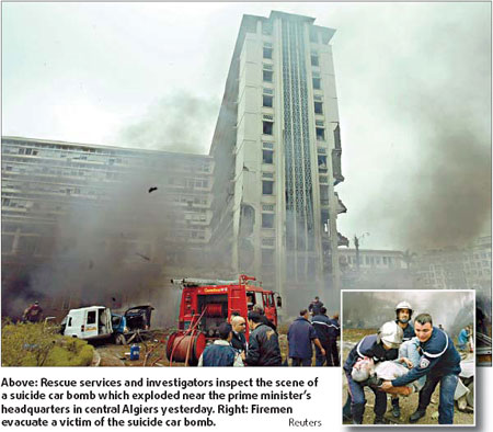 Al-Qaida claims deadly Algiers blasts