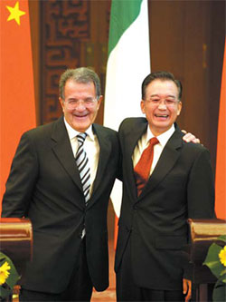 More Italy in China; more China in Italy