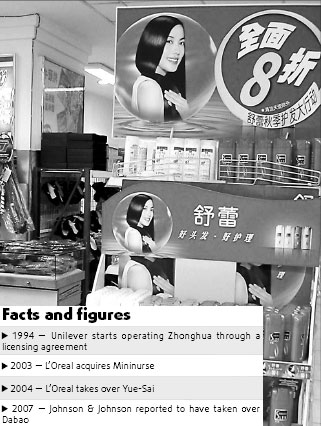 Cosmetics firms in MNCs' sights