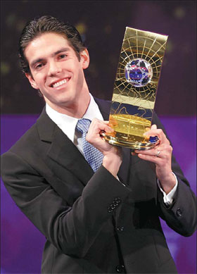 Kaka named FIFA Player of the Year