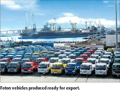 Foton Motor's strength growing in global market