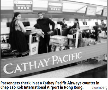 Cathay Pacific Airways reports a strong holiday week