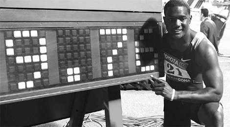 Former fastest man Gatlin learns how to sprint again