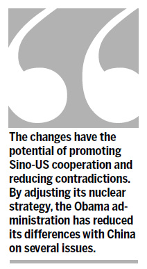 Positive change in US nuke strategy