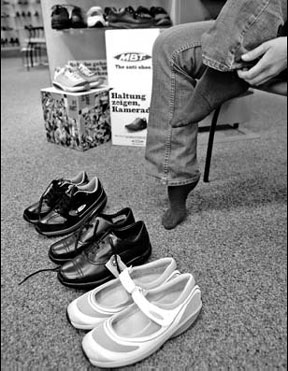 Rocker soles boost posture, but not great for shaping up