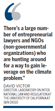Climate lawsuits a growing field shrouded in legal fog