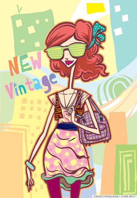 Emergence of vintage clothes shows new trend