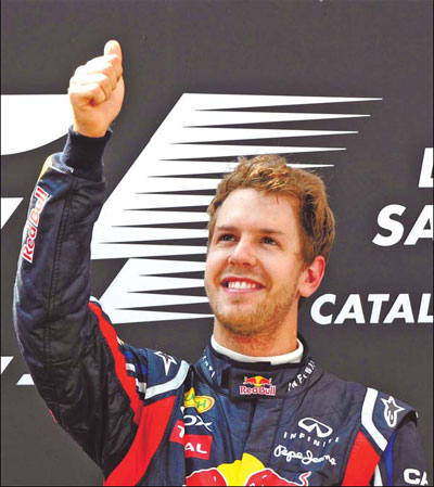 Vettel wins Spanish GP after thrilling duel