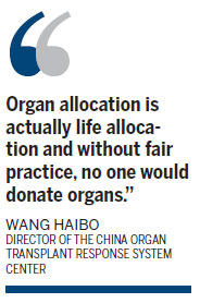 Donor system gives a chance of new life