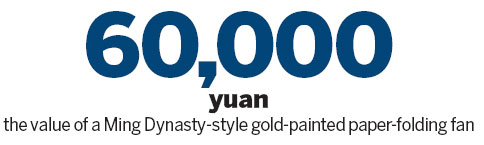 Making fans by maintaining an ancient China tradition