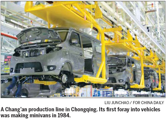Colorful history, ambitious goals for Chang'an Auto