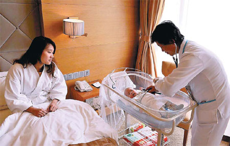 Postnatal care centers' popularity booms