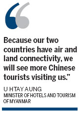 Cooperation can boost Myanmar's tourism