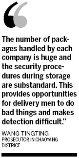 Regulation needed to stamp out courier crime