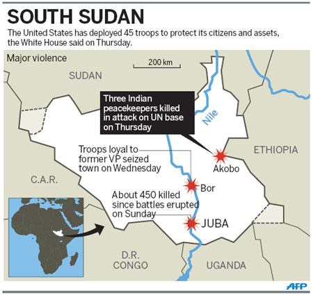 S. Sudan nearing civil war: Obama