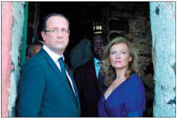 Hollande, first lady Trierweiler break up