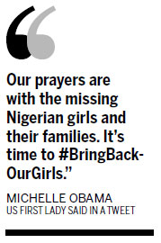Thousands sound social media alarm on Nigerian schoolgirls