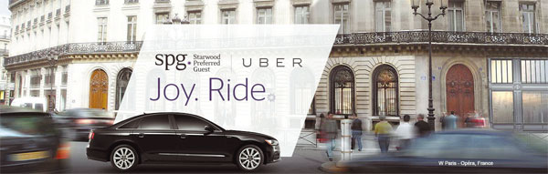 Rewarding partnership between Starwood and Uber