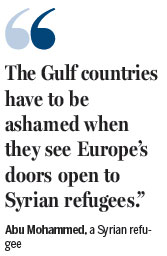 Gulf nations face questions over unwillingness to accept Syrians