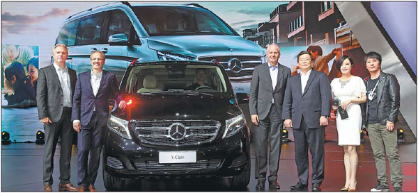 Auto Special:Mercedes-Benz brings new V-Class MPV to China