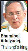 Thailand's revered king dies at 88