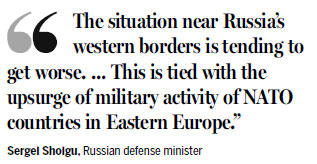 NATO jet buzzes minister's plane