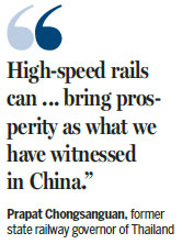 Thailand should be 'more determined' to build high-speed rails