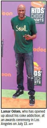 Odom opens up about his near-fatal coke hell