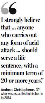 Tougher sentences called for UK acid attacks