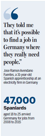 Spaniards seek El Dorado in Germany