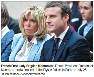 French leader wants to give a role to his wife