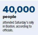 Massive protest upstages far-right