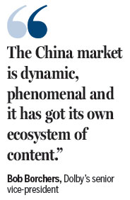 Dolby projects expansion in China