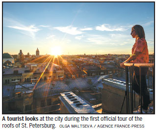 Legal highs: Rooftop tours offer new horizons on views of Russian city