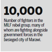 Troops back Muslim rebels fighting pro-IS group