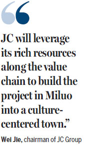 JC Group's projects help to make local governments' plans become reality