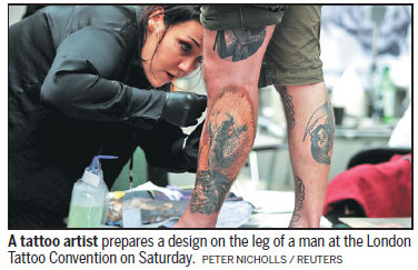 Tattoos go mainstream after sketchy image