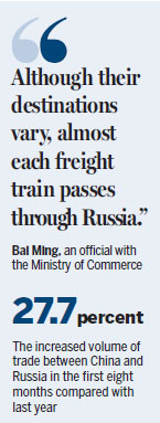 Rail drives growth of Chinese forestry products in Russia