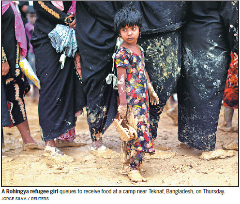 Chinese aid helps Myanmar refugees